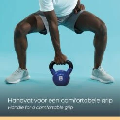 Orange Gym, Vinyl Kettlebell – 12KG, Russische Kettlebell, Neoprene Coating -Fitnessapparatuur Serie Winkel 1200x1200 2279