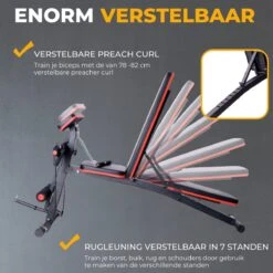 Fitnessbank - Halterbank Verstelbaar - Halterbank - Buikspierbank - Beentrainer - Fitness - 153 X 53 X 102 Cm 4 Fitnessbank - Halterbank Verstelbaar - Halterbank - Buikspierbank - Beentrainer - Fitness - 153 X 53 X 102 Cm -Fitnessapparatuur Serie Winkel 1200x1200 2312