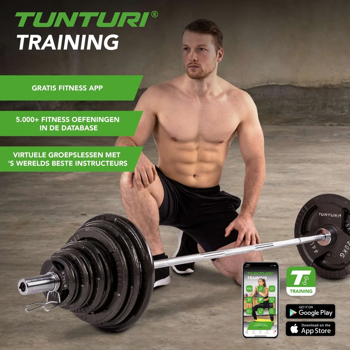 Tunturi Halterstang - Met Inbussluiters - 180 cm - 30mm diameter - Incl. gratis fitness app Tunturi Halterstang - Met Inbussluiters - 180 Cm - 30mm Diameter - Incl. Gratis Fitness App -Fitnessapparatuur Serie Winkel 1200x1200 2331