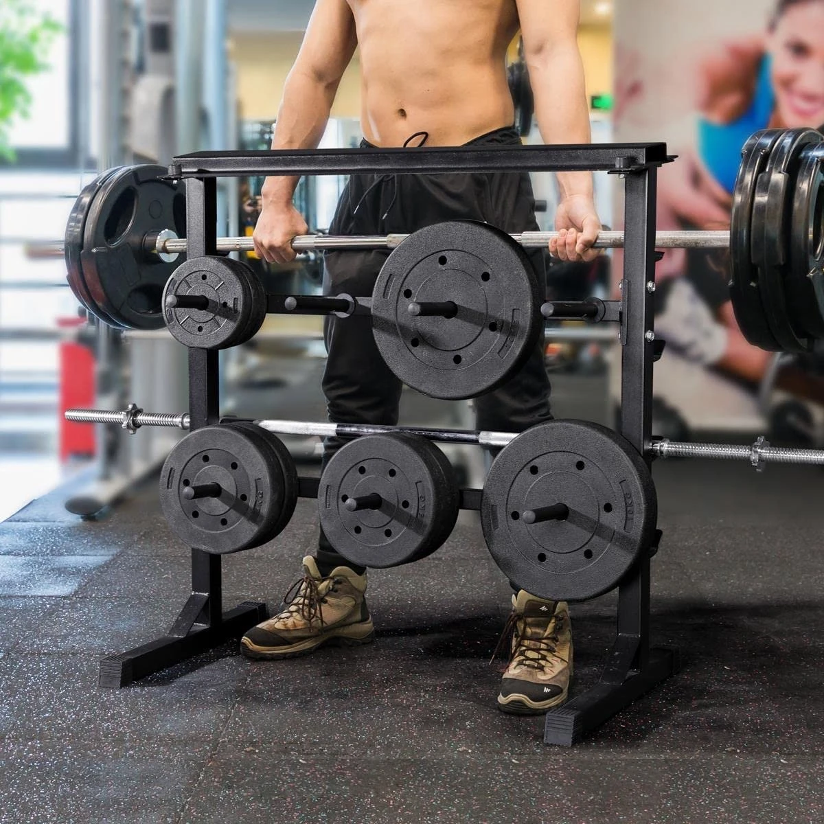 Dumbbel Halterrek Staal Dumbbel Rack met 3 niveaus gewichtenstandaard voor sport HM-YAHEE-610866 Dumbbel Halterrek Staal Dumbbel Rack Met 3 Niveaus Gewichtenstandaard Voor Sport HM-YAHEE-610866 -Fitnessapparatuur Serie Winkel 1200x1200 2339