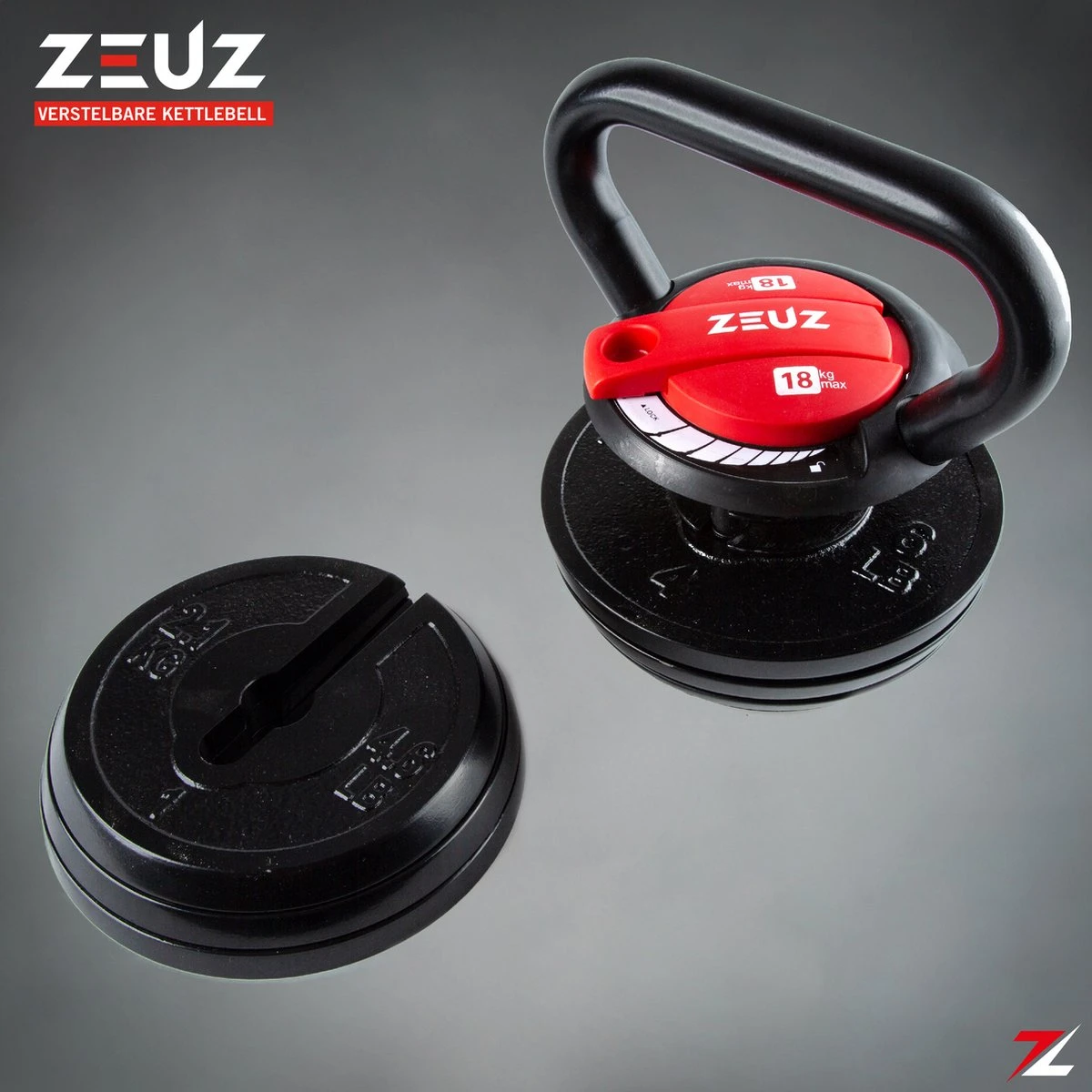 ZEUZ® Verstelbare Kettlebell tot 18 KG – Fitness Sport Set – Conditie & Krachttraining – Halters - Gietijzer ZEUZ® Verstelbare Kettlebell Tot 18 KG – Fitness Sport Set – Conditie & Krachttraining – Halters - Gietijzer -Fitnessapparatuur Serie Winkel 1200x1200 2350