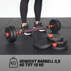 ForzaFit Halterset 15kg - Dumbbelset - Barbell Halterstang Met Gewichten - Fitness Stang - Zwart -Fitnessapparatuur Serie Winkel 1200x1200 2352