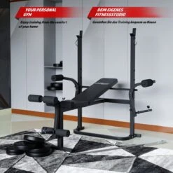 Physionics - Multifunctionele Halterbank - Butterfly Oefening, Sit-ups - Krachttraining - Training Benen - Verstelbare Rugleuning In 4 Standen, Maximum Draagvermogen 255kg - Zwart 9 Physionics - Multifunctionele Halterbank - Butterfly Oefening, Sit-ups - Krachttraining - Training Benen - Verstelbare Rugleuning In 4 Standen, Maximum Draagvermogen 255kg - Zwart -Fitnessapparatuur Serie Winkel 1200x1200 2361
