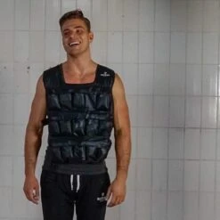 Matchu Sports - Verstelbaar Gewichtsvest - Gewichtsvest 20kg - Weight Vest - Hardlopen - Cardio - Zwart -Fitnessapparatuur Serie Winkel 1200x1200 2393