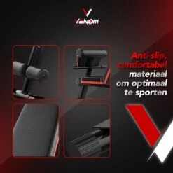 Venom Sports 4 In 1 Multifunctionele Trainingsbank - Geschikt Voor Trainen Van Bicep, Borst, Onderrug En Buik - Fitnessbank - Bench Press - Trainingsbank - Zwart/rood -Fitnessapparatuur Serie Winkel 1200x1200 2415