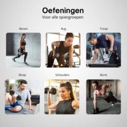 KIMO DIRECT Verstelbare Dumbbell 20KG - Dumbells - Gewichten - 2/6,5/11/15,5/20KG - Smart Dumbell - Zwart 5 KIMO DIRECT Verstelbare Dumbbell 20KG - Dumbells - Gewichten - 2/6,5/11/15,5/20KG - Smart Dumbell - Zwart -Fitnessapparatuur Serie Winkel 1200x1200 2424