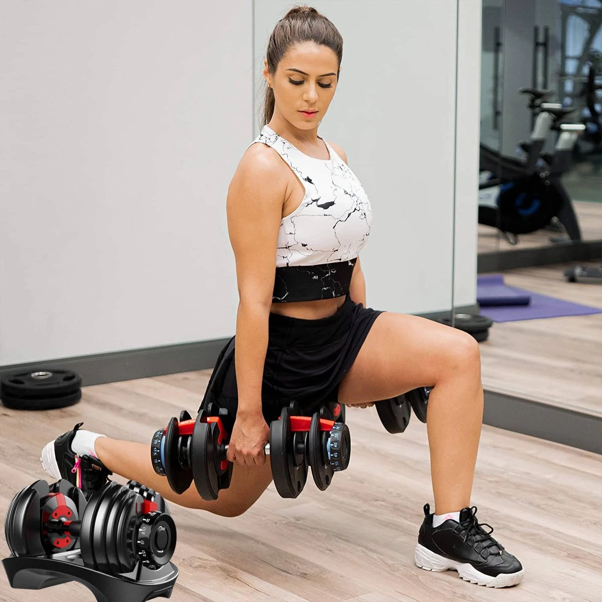Bowflex SelectTech 552i Verstelbaar Dumbbell Set - Gewichten - Kunststof - 24 kg Bowflex SelectTech 552i Verstelbaar Dumbbell Set - Gewichten - Kunststof - 24 Kg -Fitnessapparatuur Serie Winkel 1200x1200 2429