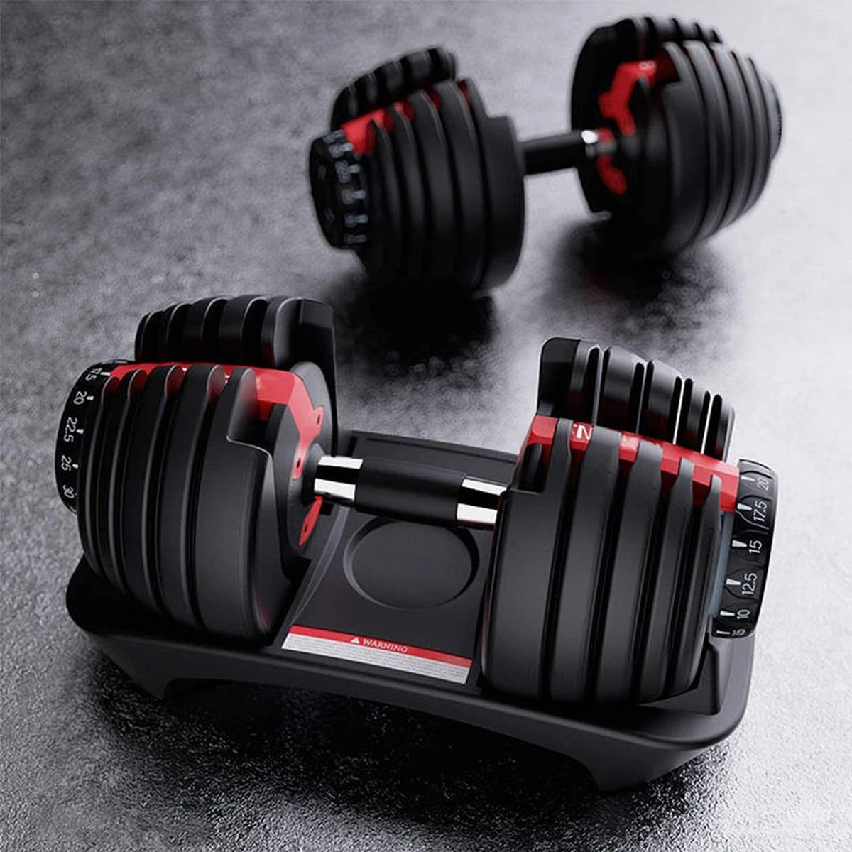 Bowflex SelectTech 552i Verstelbaar Dumbbell Set - Gewichten - Kunststof - 24 kg Bowflex SelectTech 552i Verstelbaar Dumbbell Set - Gewichten - Kunststof - 24 Kg -Fitnessapparatuur Serie Winkel 1200x1200 2431