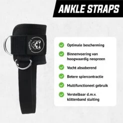 Tigrar - Ankle Strap - Barbell Pad - 2 X Fitness Enkelband 1 X Nekbeschermer Voor Halterstang - Compleet Bundelpakket -Fitnessapparatuur Serie Winkel 1200x1200 2443