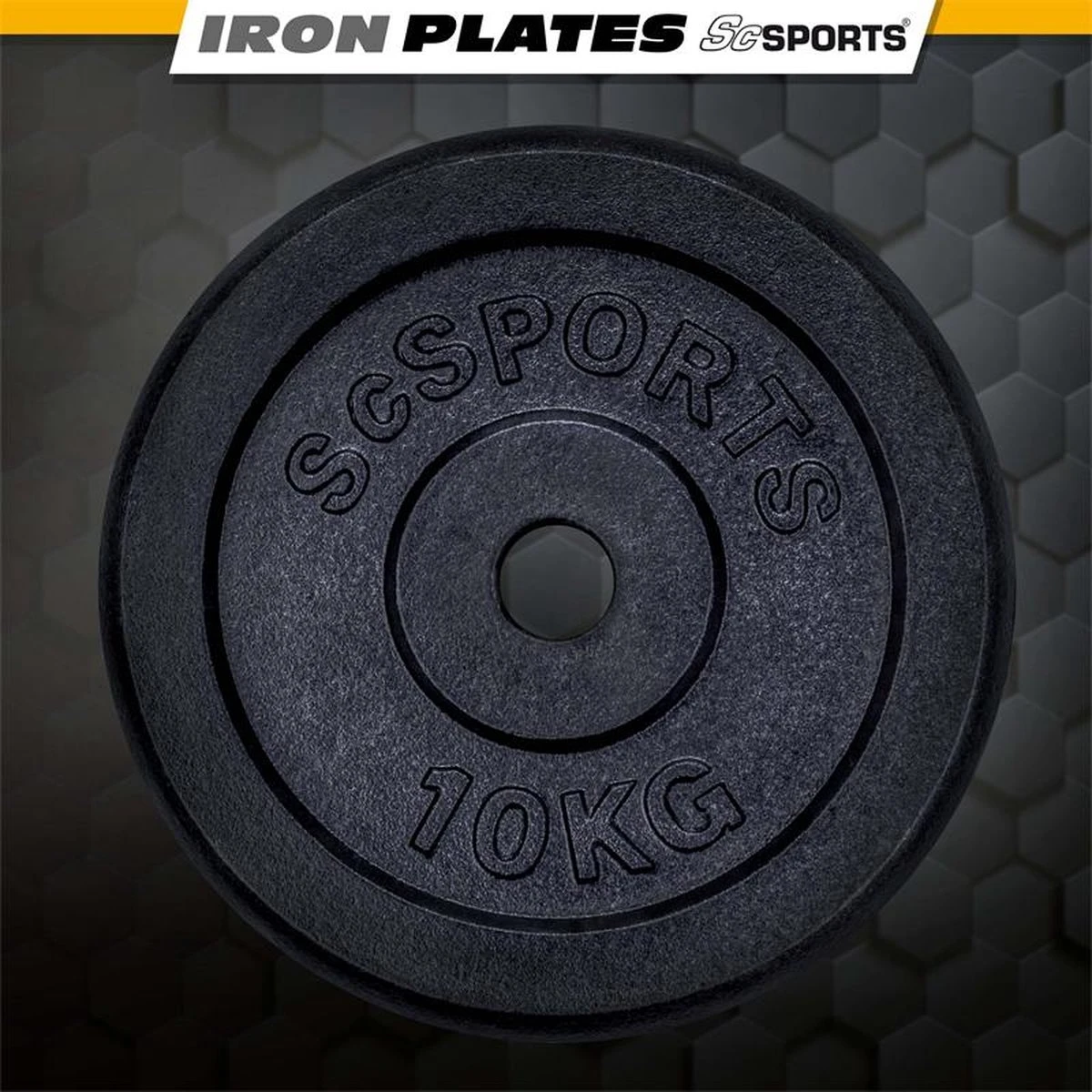 ScSPORTS® Gewichten set 20 kg - 2 x 10 kg halterschijf - Gietijzer - boring 30 mm - Zwart ScSPORTS® Gewichten Set 20 Kg - 2 X 10 Kg Halterschijf - Gietijzer - Boring 30 Mm - Zwart -Fitnessapparatuur Serie Winkel 1200x1200 2472