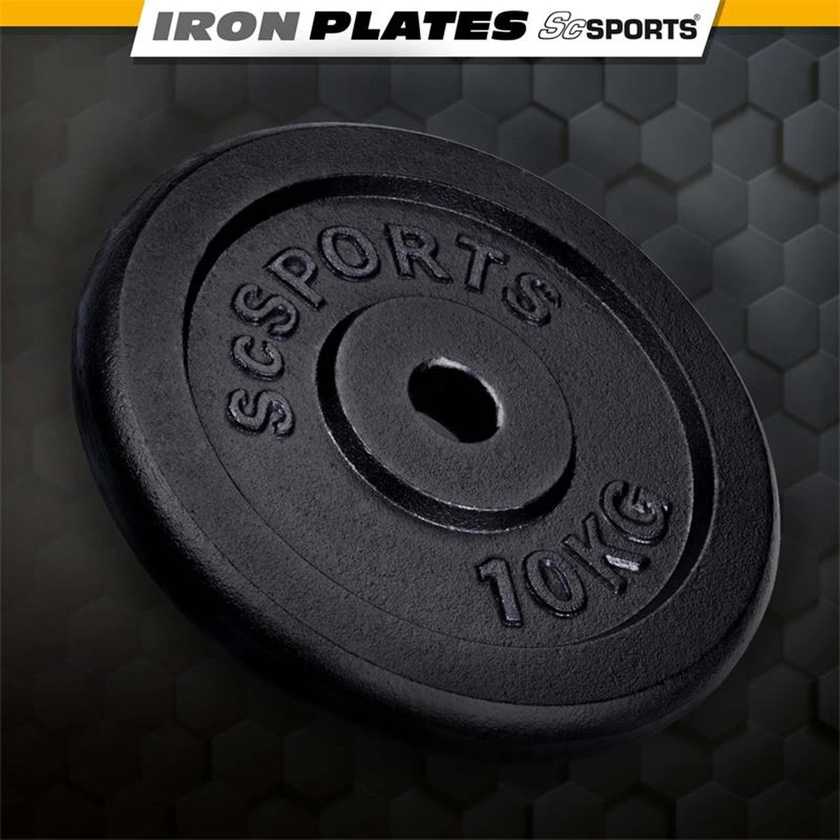 ScSPORTS® Gewichten set 20 kg - 2 x 10 kg halterschijf - Gietijzer - boring 30 mm - Zwart ScSPORTS® Gewichten Set 20 Kg - 2 X 10 Kg Halterschijf - Gietijzer - Boring 30 Mm - Zwart -Fitnessapparatuur Serie Winkel 1200x1200 2473