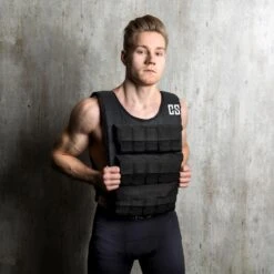 CAPITAL SPORTS Monstervest Gewichtsvest - Weight Vest - Metalen Gewichten - Zachte Pads Rondom Voor Een Groot Draagcomfort - Zwart -Fitnessapparatuur Serie Winkel 1200x1200 2494
