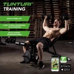 Tunturi UB60 Halterbank Verstelbaar - Fitnessbank Belastbaar Tot 200kg - Trainingsbank, Buikspierbank & Leg Extension In één -Fitnessapparatuur Serie Winkel 1200x1200 2497