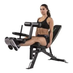 Tunturi UB60 Halterbank Verstelbaar - Fitnessbank Belastbaar Tot 200kg - Trainingsbank, Buikspierbank & Leg Extension In één -Fitnessapparatuur Serie Winkel 1200x1200 2499