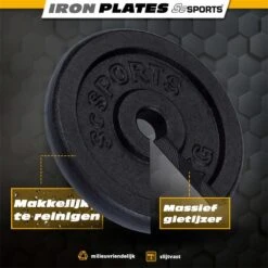 ScSPORTS® 20 Kg Halterschijven Set - Gietijzer - 30 Mm - 4x5 Kg - Gewichten -Fitnessapparatuur Serie Winkel 1200x1200 2544