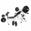 Gorilla Sports Universele Halterbank + 100 Kg Halterset - Kunststof - Halterstang Met Gewichten -Fitnessapparatuur Serie Winkel 1200x1200 2550