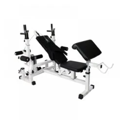 Gorilla Sports Universele Halterbank + 100 Kg Halterset - Kunststof - Halterstang Met Gewichten -Fitnessapparatuur Serie Winkel 1200x1200 2551