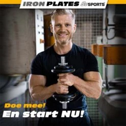 ScSPORTS® Halterschijven Set 5 Kg - Gietijzer - 30 Mm - 4x1,25 Kg - Gewichten -Fitnessapparatuur Serie Winkel 1200x1200 2593