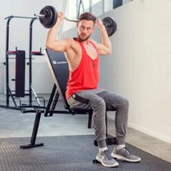 Tectake Trainingsbank - Universelel Halterbank, Buiktrainer & Rugtrainer -Fitnessapparatuur Serie Winkel 1200x1200 2597