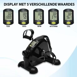 Luxari - Stoelfiets Pro - Verstelbare Weerstand - Inclusief Grip Mat - Handgreep - Display - Hometrainer - Deskbike - Beentrainer – Armtrainer - Fietstrainer - Bewegingstrainer -Fitnessapparatuur Serie Winkel 1200x1200 260