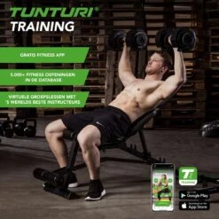 Tunturi Selector Dumbbell - Halterset - Dumbbell Set - Verstelbare Dumbbell - 12,5kg - Incl. Gratis Fitness App -Fitnessapparatuur Serie Winkel 1200x1200 2657