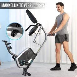 Ligfiets - FitBoostR Recumbent Bike - Hometrainer - 8 Trainingsniveaus - Met Hartslagsensor - Fitness Fiets -Fitnessapparatuur Serie Winkel 1200x1200 266