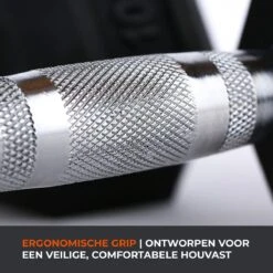 Core Power Hexa Dumbells Set - 2x 6 Kg - Gewichten Met Rubber Coating En Verchroomde Grip - Geschikt Voor Professioneel Gebruik, CrossFit En Thuis Fitness - Verkrijgbaar Van 1 Tm 25 Kg -Fitnessapparatuur Serie Winkel 1200x1200 2661