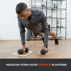 Core Power Hexa Dumbells Set - 2x 8 Kg - Gewichten Met Rubber Coating En Verchroomde Grip - Geschikt Voor Professioneel Gebruik, CrossFit En Thuis Fitness - Verkrijgbaar Van 1 Tm 25 Kg -Fitnessapparatuur Serie Winkel 1200x1200 2668