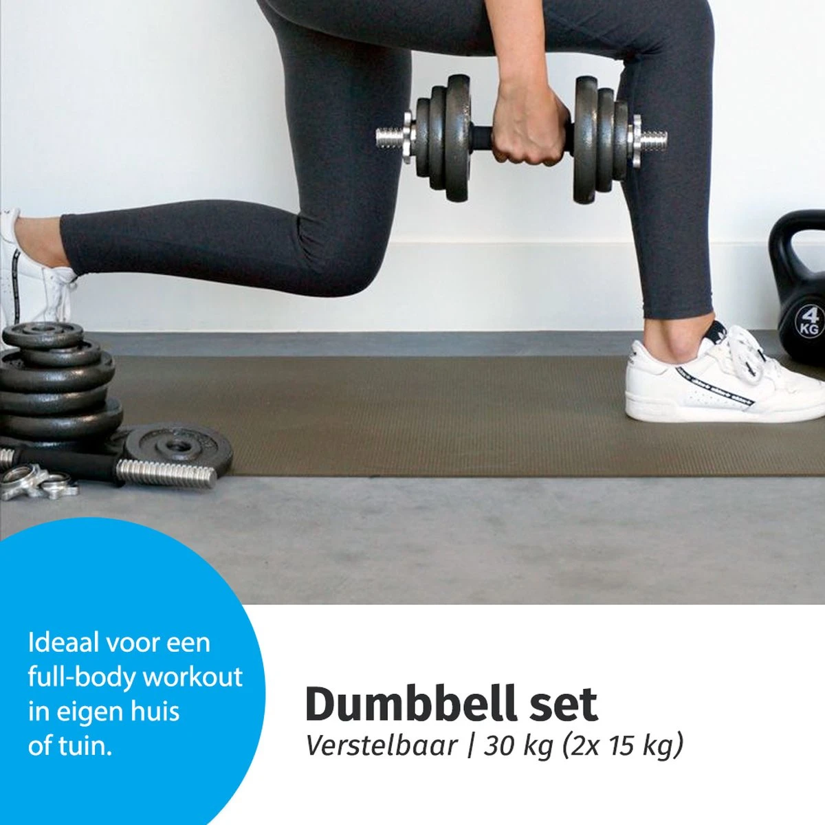 Verstelbare Dumbbell set 30 kg met koffer - Gietijzeren gewichten - 2x 15 kg Verstelbare Dumbbell Set 30 Kg Met Koffer - Gietijzeren Gewichten - 2x 15 Kg -Fitnessapparatuur Serie Winkel 1200x1200 2677