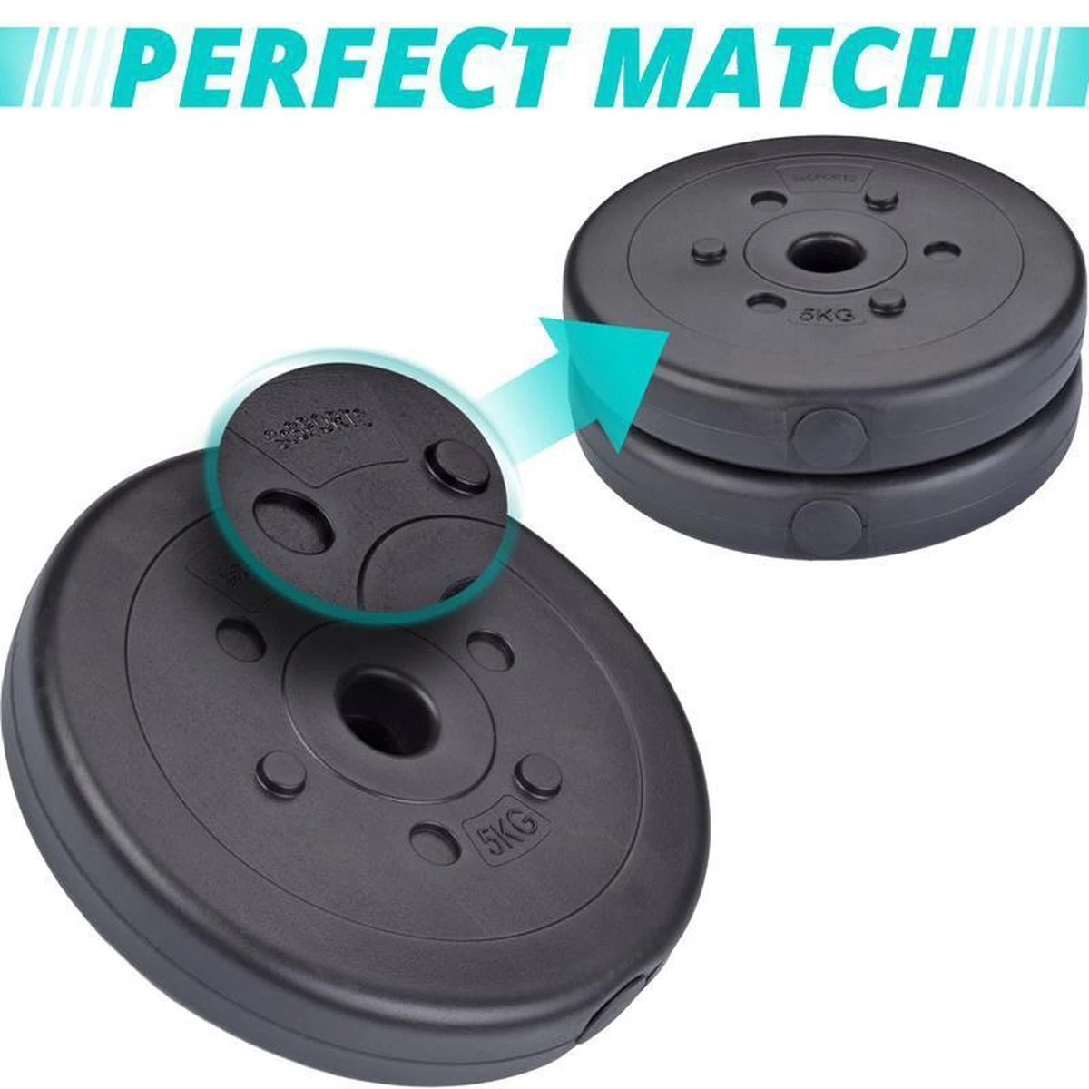 ScSPORTS® Halterschijven set 30 kg - Kunststof - 30 mm - 2x10 - 2x5 kg - Gewichten ScSPORTS® Halterschijven Set 30 Kg - Kunststof - 30 Mm - 2x10 - 2x5 Kg - Gewichten -Fitnessapparatuur Serie Winkel 1200x1200 2681