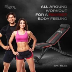 KM-Fit Multifunctionele Opvouwbare Gewichtsbank Full Body Workout Fitness Sport -Fitnessapparatuur Serie Winkel 1200x1200 2703