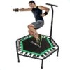 Zonovi Fitness Trampoline 250 Kilo – Mini Trampoline – Kleine Trampoline – Sport Trampoline – Met Elastieken – Zwart – Groen – 106 Cm – 42 Inch. -Fitnessapparatuur Serie Winkel 1200x1200 271