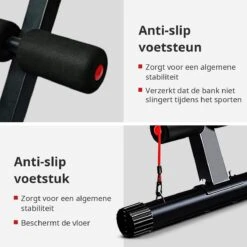 EchoGoods Halterbank - Inclusief Gratis Weerstandbanden En E-book - Fitnessbank - Bench Press - Trainingsbank - Halterbank Verstelbaar - Halterbank Opklapbaar - Rugsteun - Halterbank Gemonteerd + GRATIS E-book -Fitnessapparatuur Serie Winkel 1200x1200 2717