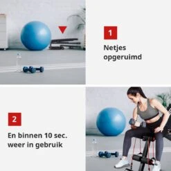 EchoGoods Halterbank - Inclusief Gratis Weerstandbanden En E-book - Fitnessbank - Bench Press - Trainingsbank - Halterbank Verstelbaar - Halterbank Opklapbaar - Rugsteun - Halterbank Gemonteerd + GRATIS E-book -Fitnessapparatuur Serie Winkel 1200x1200 2718