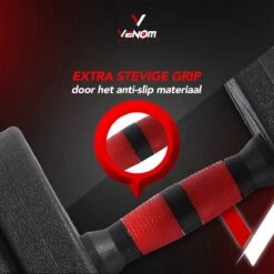 Venom Sports Verstelbare Dumbbell Set Tot 30kg - Professionele 2-in-1 Halterset Gewichten - Gebruiksvriendelijke Fitness Stang - Rood -Fitnessapparatuur Serie Winkel 1200x1200 2731