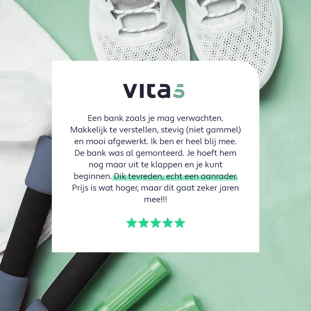 Vita5 Halterbank – Fitnessbank – Verstelbaar met Rugleuning – Voor Gewichten – Incl. Weerstandsbanden en Beenhouder – Inklapbaar Vita5 Halterbank – Fitnessbank – Verstelbaar Met Rugleuning – Voor Gewichten – Incl. Weerstandsbanden En Beenhouder – Inklapbaar -Fitnessapparatuur Serie Winkel 1200x1200 2775