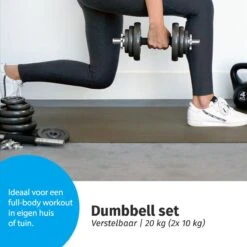 Verstelbare Dumbbell Set 20 Kg Met Koffer - Gietijzeren Gewichten - 2x 10kg -Fitnessapparatuur Serie Winkel 1200x1200 2778