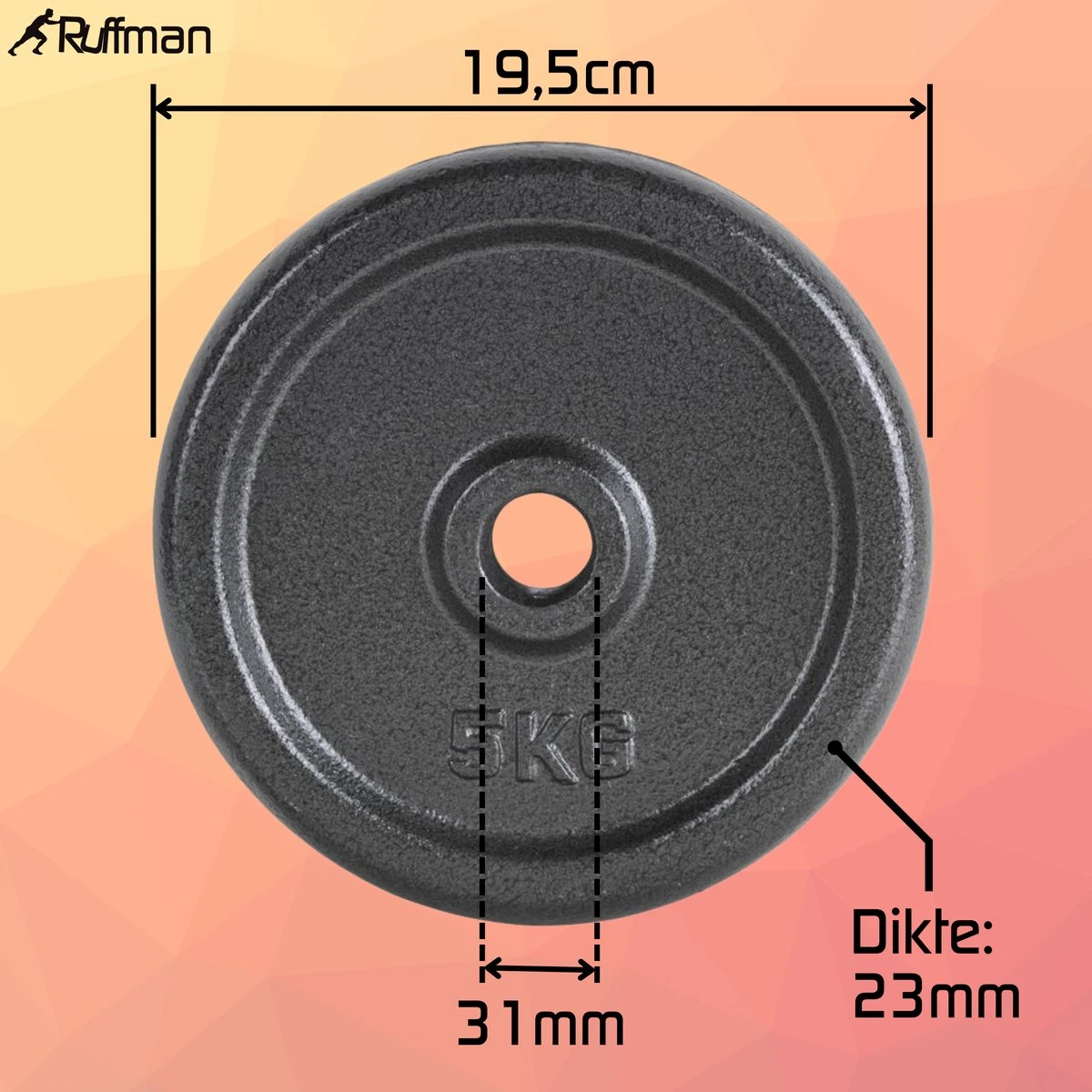 4x5kg halterschijven set - 20kg - gietijzer - 30mm - gewichten - 5kg - halterset 4x5kg Halterschijven Set - 20kg - Gietijzer - 30mm - Gewichten - 5kg - Halterset -Fitnessapparatuur Serie Winkel 1200x1200 2805