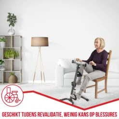 3-in-1 Hometrainer Fietstrainer Fitness Stoelfiets Armtrainer Pedaaltrainer - Voor Senioren Of Revalidatie -Fitnessapparatuur Serie Winkel 1200x1200 381