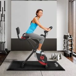 KM-Fit Hometrainer, Fitnessfiets, Opvouwbare Fitnessfiets, Tot 100kg -Fitnessapparatuur Serie Winkel 1200x1200 401