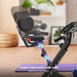 KM-Fit Hometrainer, Fitnessfiets, Opvouwbare Fitnessfiets, Tot 100kg -Fitnessapparatuur Serie Winkel 1200x1200 406