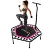 Zonovi Fitness Trampoline 250 Kilo – Mini Trampoline – Kleine Trampoline – Sport Trampoline – Met Elastieken – Zwart – Roze – 106 Cm – 42 Inch. 1 Zonovi Fitness Trampoline 250 Kilo – Mini Trampoline – Kleine Trampoline – Sport Trampoline – Met Elastieken – Zwart – Roze – 106 Cm – 42 Inch. -Fitnessapparatuur Serie Winkel 1200x1200 416