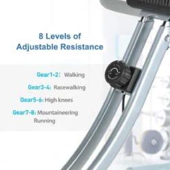 FOXSPORT Hometrainers - X-Bike Hometrainer Met Rugleuning - Fitness Fiets Opvouwbaar - 8 Weerstandsniveaus - Tablethouder - Ergometer - Polssensor - Trainingscomputer - Inklapbaar - Fitness Bike - Max. 136 Kg 7 FOXSPORT Hometrainers - X-Bike Hometrainer Met Rugleuning - Fitness Fiets Opvouwbaar - 8 Weerstandsniveaus - Tablethouder - Ergometer - Polssensor - Trainingscomputer - Inklapbaar - Fitness Bike - Max. 136 Kg -Fitnessapparatuur Serie Winkel 1200x1200 444