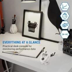 CAPITAL SPORTS Azura Desk Bike - Cardio Bike Voor Gebruik Aan Je Bureau - Hometrainer - 7,5 Kg Vliegwielmassa- Riemaandrijving - Max. 100 Kg 5 CAPITAL SPORTS Azura Desk Bike - Cardio Bike Voor Gebruik Aan Je Bureau - Hometrainer - 7,5 Kg Vliegwielmassa- Riemaandrijving - Max. 100 Kg -Fitnessapparatuur Serie Winkel 1200x1200 465