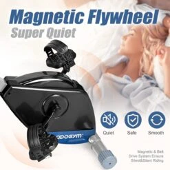 FOXSPORT X-Bike Hometrainer - Fitness Fiets Opvouwbaar - 8 Weerstandsniveaus - Ergometer - Polssensor - Trainingscomputer - Inklapbaar - 8 Standen - Max. 136 Kg -Fitnessapparatuur Serie Winkel 1200x1200 492