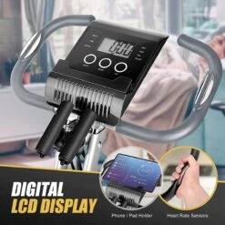 FOXSPORT X-Bike Hometrainer - Fitness Fiets Opvouwbaar - 8 Weerstandsniveaus - Ergometer - Polssensor - Trainingscomputer - Inklapbaar - 8 Standen - Max. 136 Kg -Fitnessapparatuur Serie Winkel 1200x1200 493