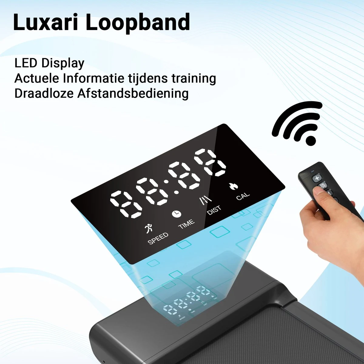 Luxari - Elektrische Loopband - Afstandsbediening - 2 HP Motor - LED display - Treadmill - Hometrainer - Thuis trainen Luxari - Elektrische Loopband - Afstandsbediening - 2 HP Motor - LED Display - Treadmill - Hometrainer - Thuis Trainen -Fitnessapparatuur Serie Winkel 1200x1200 512