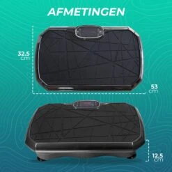 Luxari - Trilplaat Pro - Bluetooth Speaker - 5 Trainingsprogramma's & 180 Niveaus - 2 Fitness Weerstandskabels - Afstandsbediening - Zwart 6 Luxari - Trilplaat Pro - Bluetooth Speaker - 5 Trainingsprogramma's & 180 Niveaus - 2 Fitness Weerstandskabels - Afstandsbediening - Zwart -Fitnessapparatuur Serie Winkel 1200x1200 538