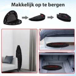 Luxari - Fitness Trampoline Pro - Inclusief Stang En Beschermhoes - 105 Cm Diameter - Opvouwbaar - Belastbaar Tot 150 Kg - Hometrainer - Fitness Trampoline -Fitnessapparatuur Serie Winkel 1200x1200 547