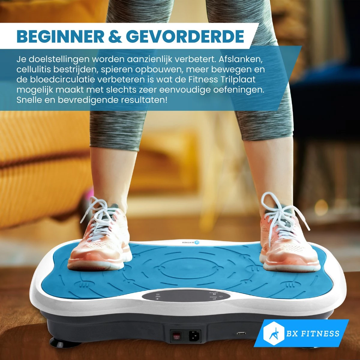 BX Fitness® - Trilplaat Fitness Body Blauw - Incl Weerstandsbanden & Voedingsgids - Sport Trilplaat - Powerplate voor Cardiotrainingen - Trainingsapparatuur voor Krachttraining - Ontvang NU Met Duidelijke Handleiding met Oefeningen + Recepten! BX Fitness® - Trilplaat Fitness Body Blauw - Incl Weerstandsbanden & Voedingsgids - Sport Trilplaat - Powerplate Voor Cardiotrainingen - Trainingsapparatuur Voor Krachttraining - Ontvang NU Met Duidelijke Handleiding Met Oefeningen + Recepten! -Fitnessapparatuur Serie Winkel 1200x1200 589